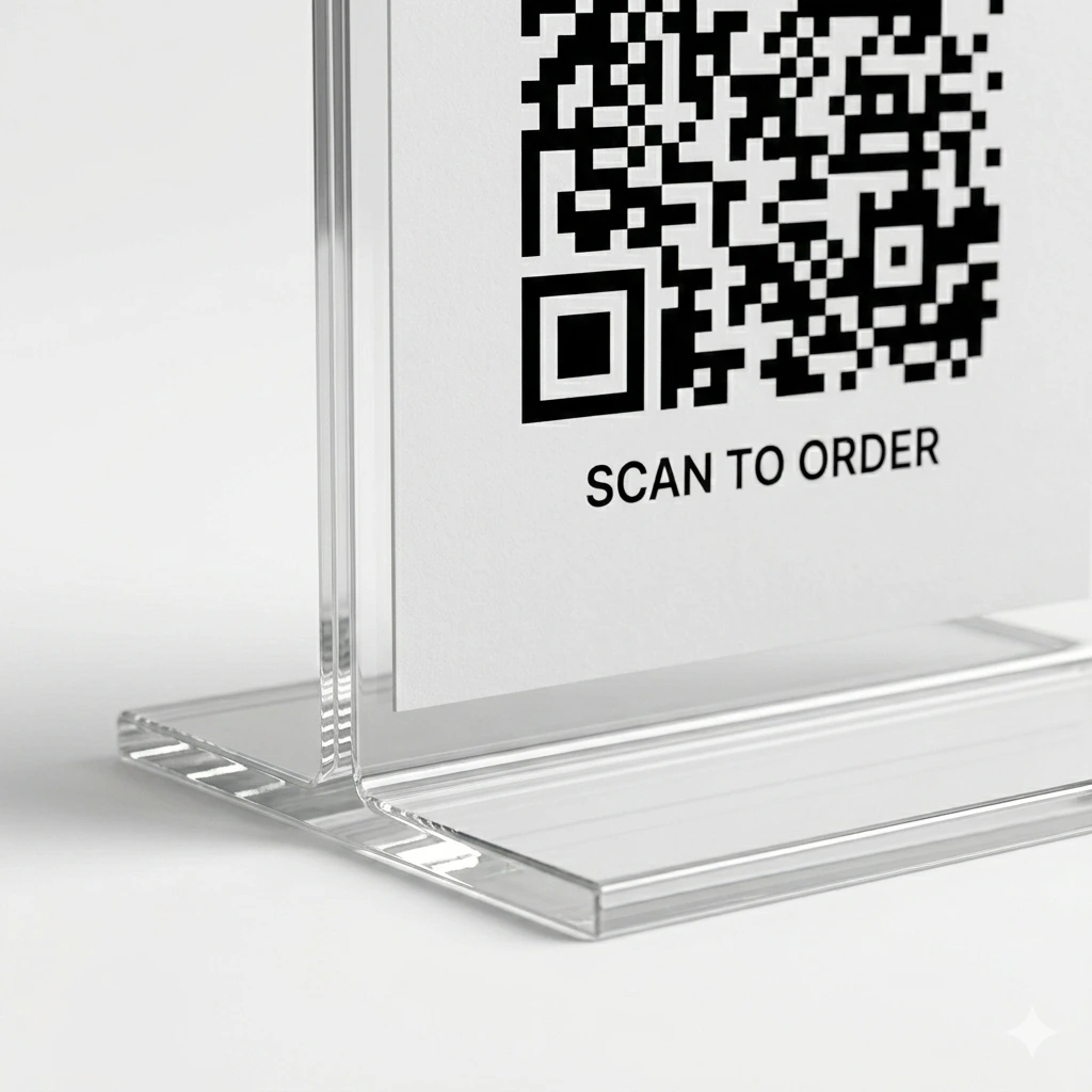 QR Code Table Stand