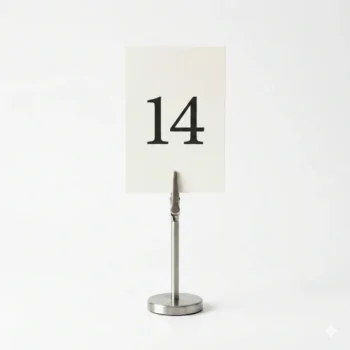 Restaurant Table Number Stand